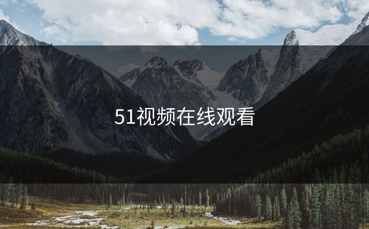 51视频在线观看