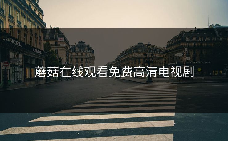 蘑菇在线观看免费高清电视剧